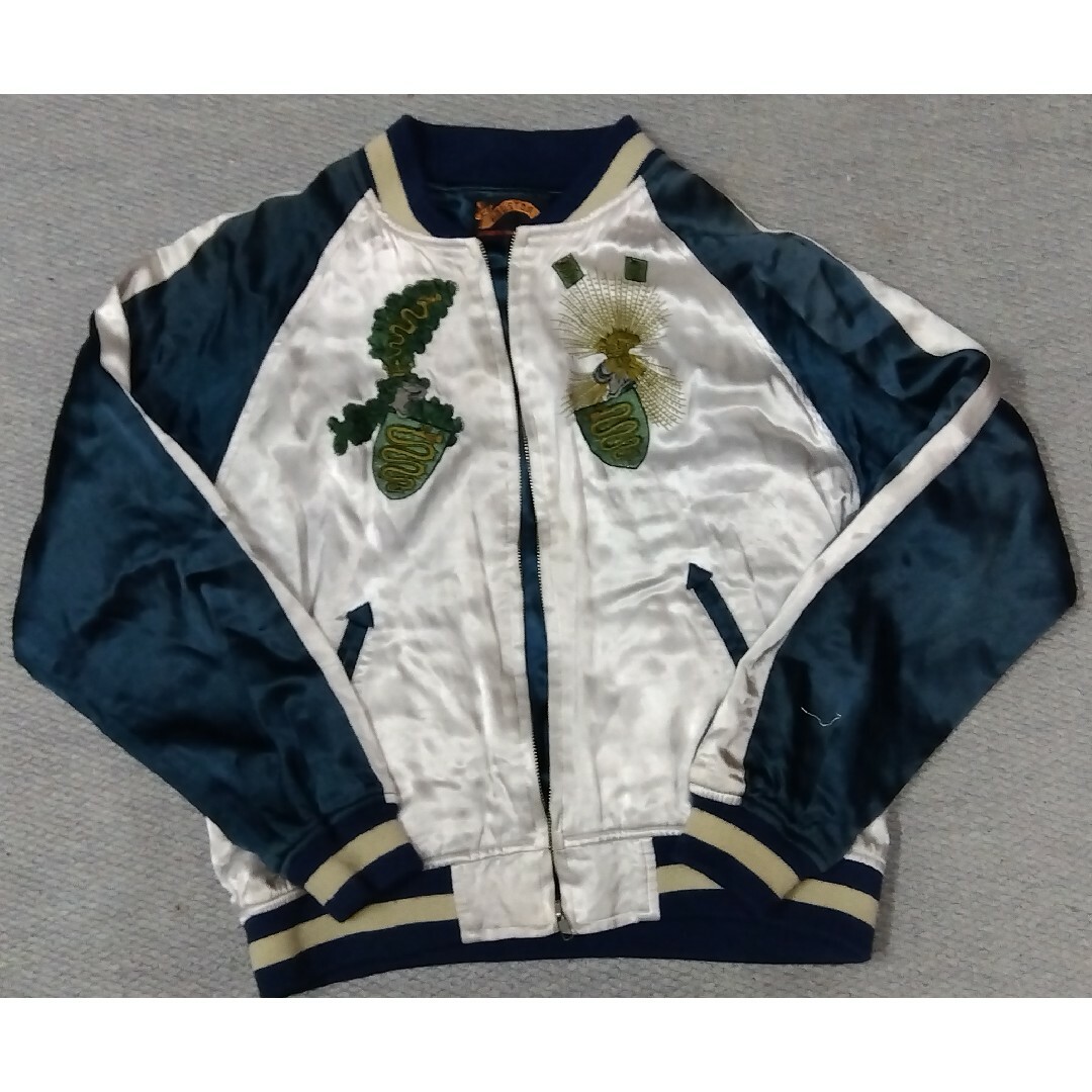 HOUSTON ヒューストン スカジャン グアム柄 レーヨン製 sizeL メンズのジャケット/アウター(スカジャン)の商品写真