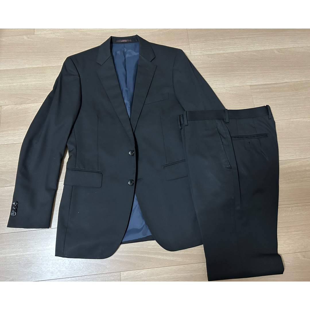 ★Perfect Suit★メンズスーツ上下　ネイビー　Mサイズ メンズのスーツ(その他)の商品写真