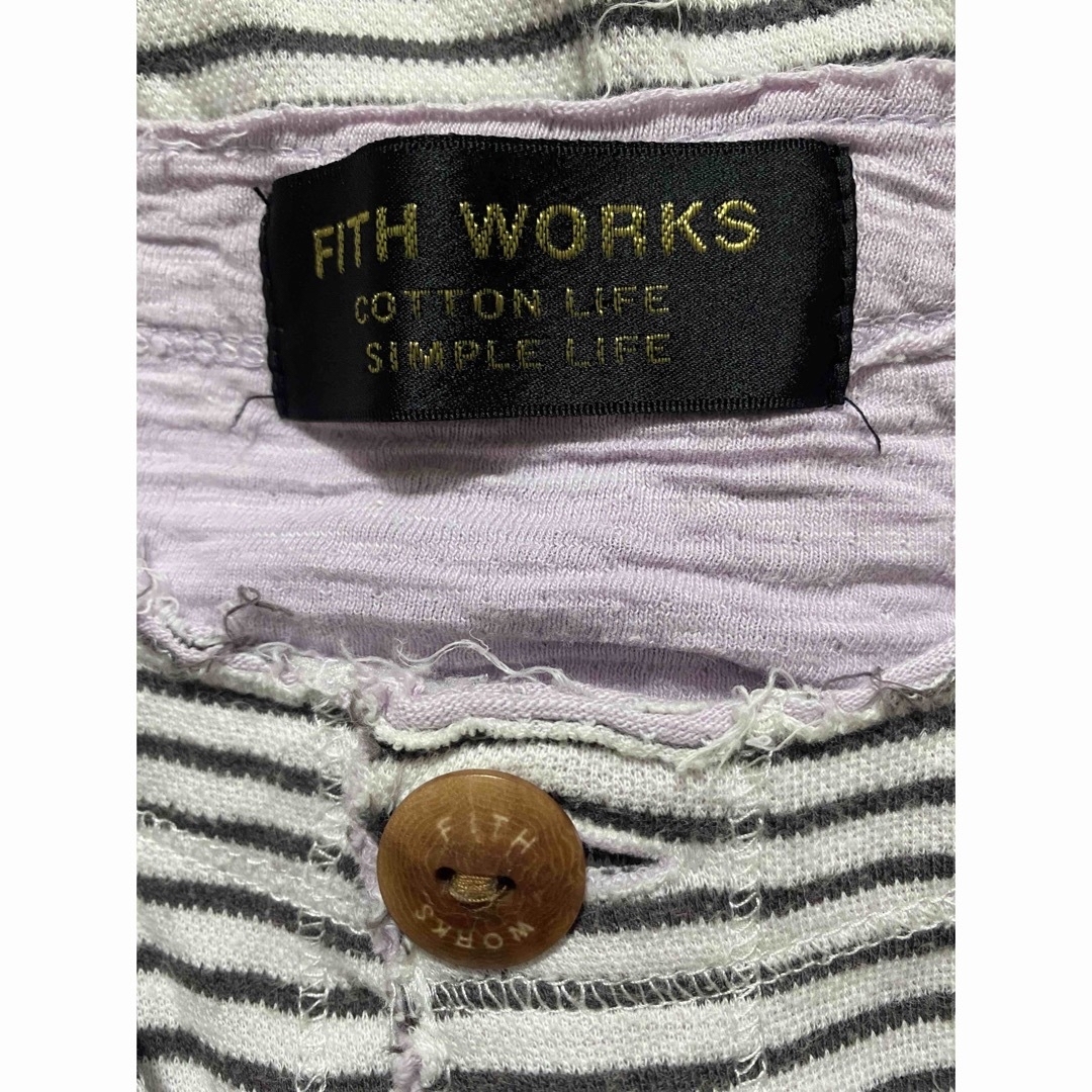 FITH(フィス)のフィスFITH WORKS ボーダー　カーディガン　130 キッズ/ベビー/マタニティのキッズ服女の子用(90cm~)(カーディガン)の商品写真