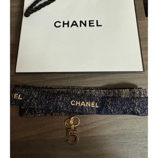 シャネル(CHANEL)のシャネル　リボン　ロゴ飾り　アクセサリー(ラッピング/包装)