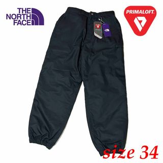 ザノースフェイス(THE NORTH FACE)の新品　サイズ34　ノースフェイスパープルレーベル　プリマロフト　パンツ　ブラック(その他)