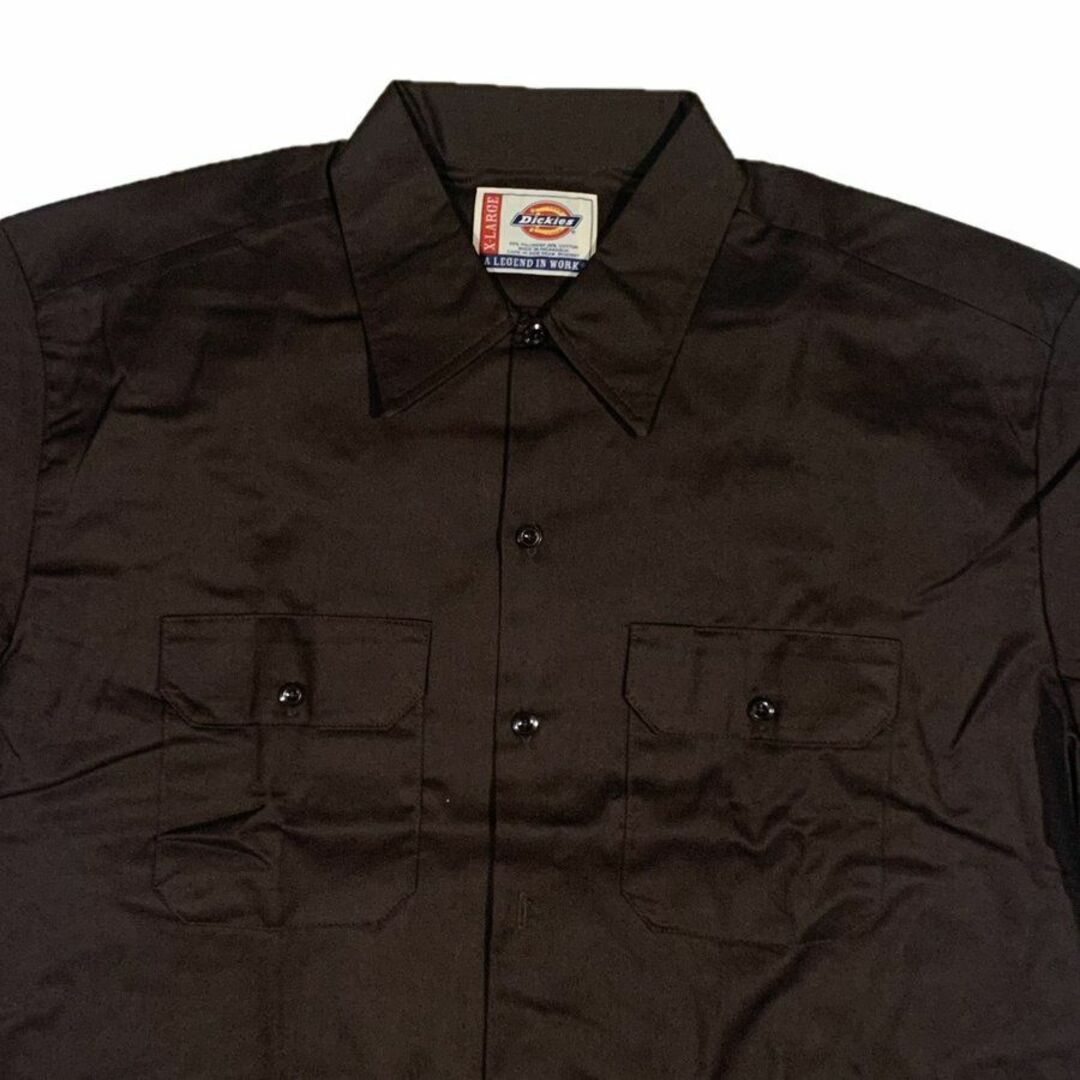 Dickies(ディッキーズ)のDickies ディッキーズ 574 長袖 ワークシャツ ブラウン XL メンズのトップス(シャツ)の商品写真