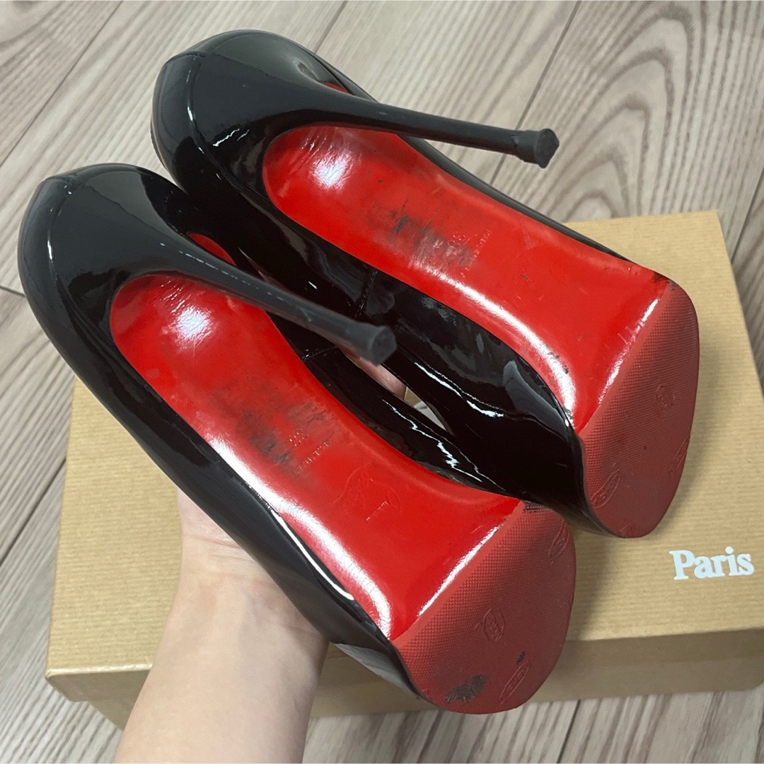 Christian Louboutin(クリスチャンルブタン)の【正規品】Christian Louboutin オープントゥパンプス レディースの靴/シューズ(ハイヒール/パンプス)の商品写真