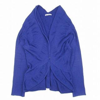 イッセイミヤケ(ISSEY MIYAKE)の05aw イッセイミヤケ ウール×シルク ニット カーディガン ペプラム フリル(カーディガン)