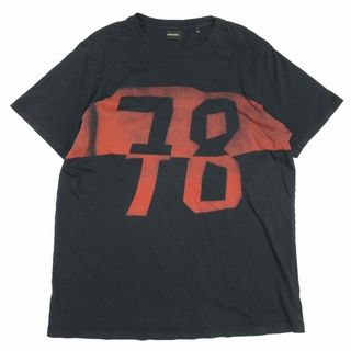 ディーゼル(DIESEL)のディーゼル DIESEL プリント Tシャツ 半袖 ジャージー生地 ナンバリング(Tシャツ/カットソー(半袖/袖なし))