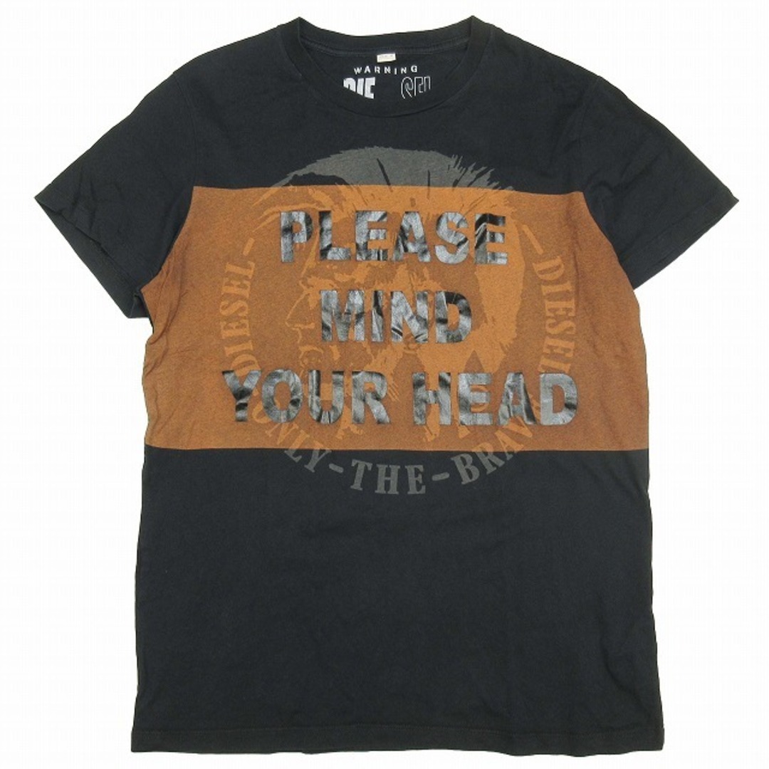 DIESEL(ディーゼル)のディーゼル DIESEL ブレイブマン ロゴ プリント Tシャツ 半袖 メンズのトップス(Tシャツ/カットソー(半袖/袖なし))の商品写真