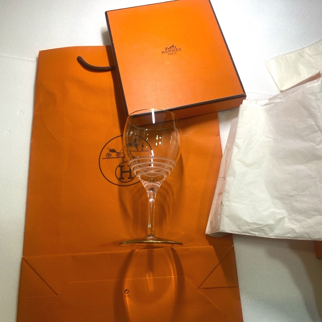 Hermes(エルメス)のエルメス  HERMES  ワイングラス  インテリア/住まい/日用品のキッチン/食器(グラス/カップ)の商品写真