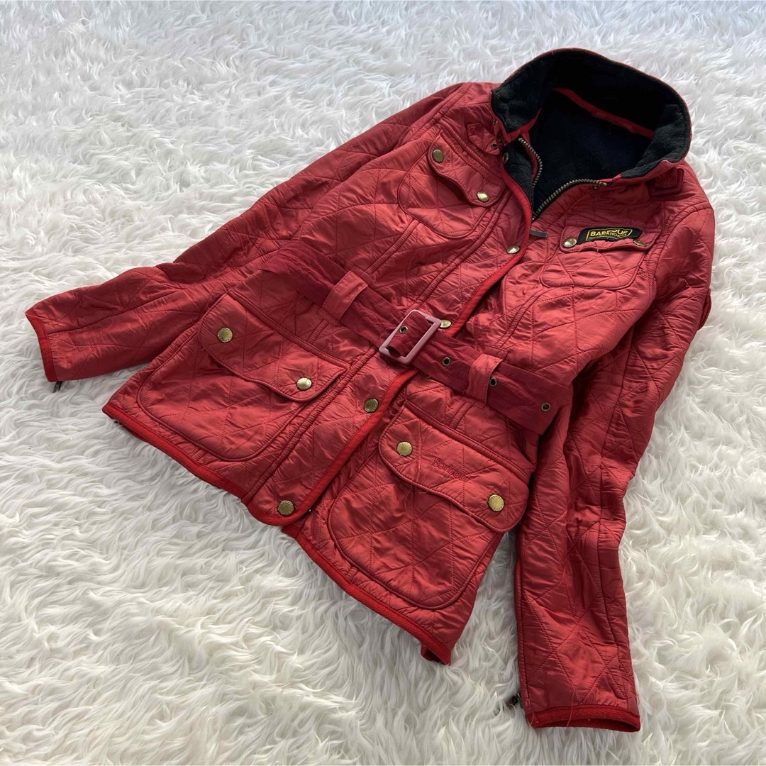 Barbour(バーブァー)のBARBOUR バブアー キルティング トレンチ コート ボア レディース レディースのジャケット/アウター(ブルゾン)の商品写真