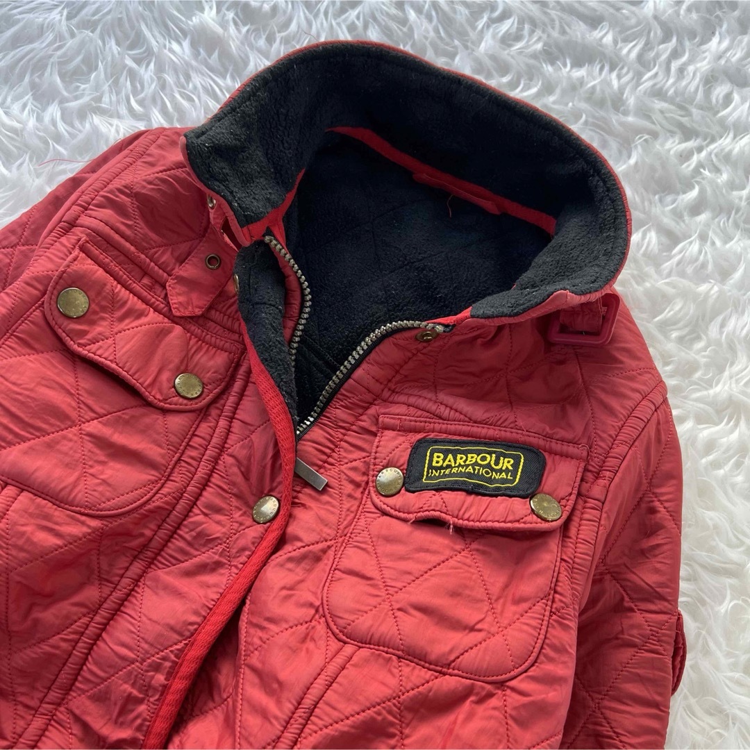 Barbour(バーブァー)のBARBOUR バブアー キルティング トレンチ コート ボア レディース レディースのジャケット/アウター(ブルゾン)の商品写真