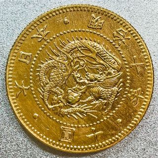 旧10圓金貨 明治10年　レプリカコイン　旧10円(貨幣)