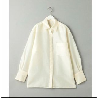 ビューティアンドユースユナイテッドアローズ(BEAUTY&YOUTH UNITED ARROWS)の値下げ ユナイテッドアローズ ポリエステルオーガンジー シャツ ウォッシャブル(シャツ/ブラウス(長袖/七分))