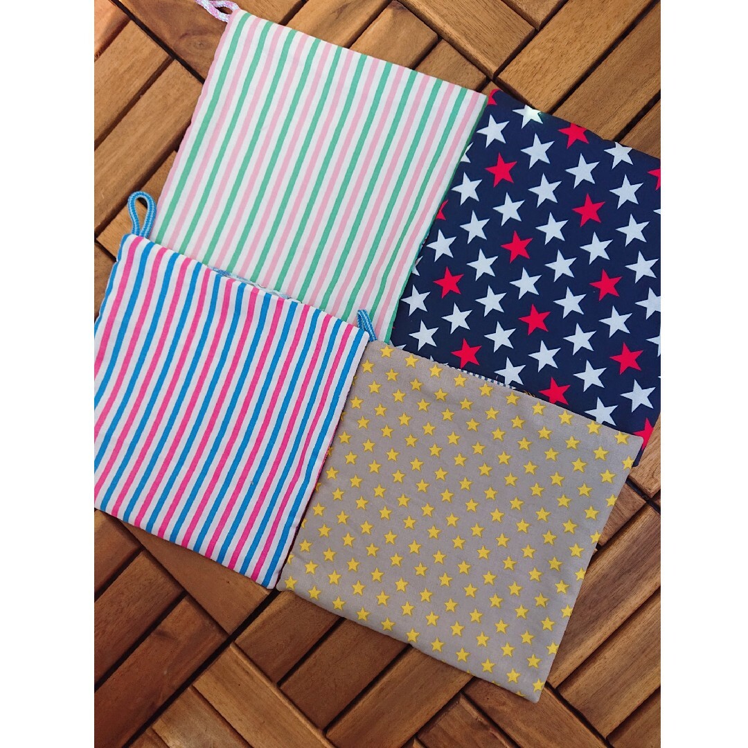 SALE☆ハンドメイド☆ビンテージシーツ☆カーリーコレクション☆鍋しき ハンドメイドの生活雑貨(キッチン小物)の商品写真