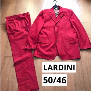 ラルディーニ(LARDINI)の【希少】【ヴィンテージ】LARDINI セットアップ イタリー製 赤 50/46(セットアップ)