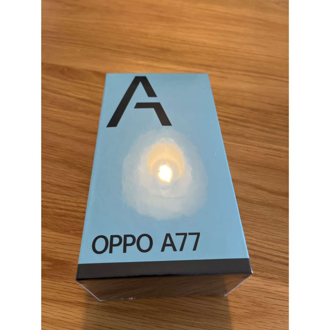 OPPO(オッポ)のOPPO A77 128GB ブラック スマホ/家電/カメラのスマートフォン/携帯電話(スマートフォン本体)の商品写真