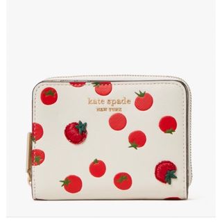 ケイトスペードニューヨーク(kate spade new york)のスペンサー トマト ドット エンベリッシュ スモール コンパクト ウォレット(財布)