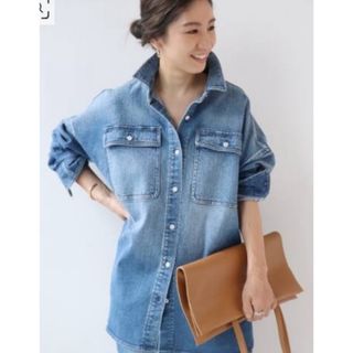 プラージュ(Plage)のHealty DENIM   ヘルシーデニム　ビッグシャツ(Gジャン/デニムジャケット)