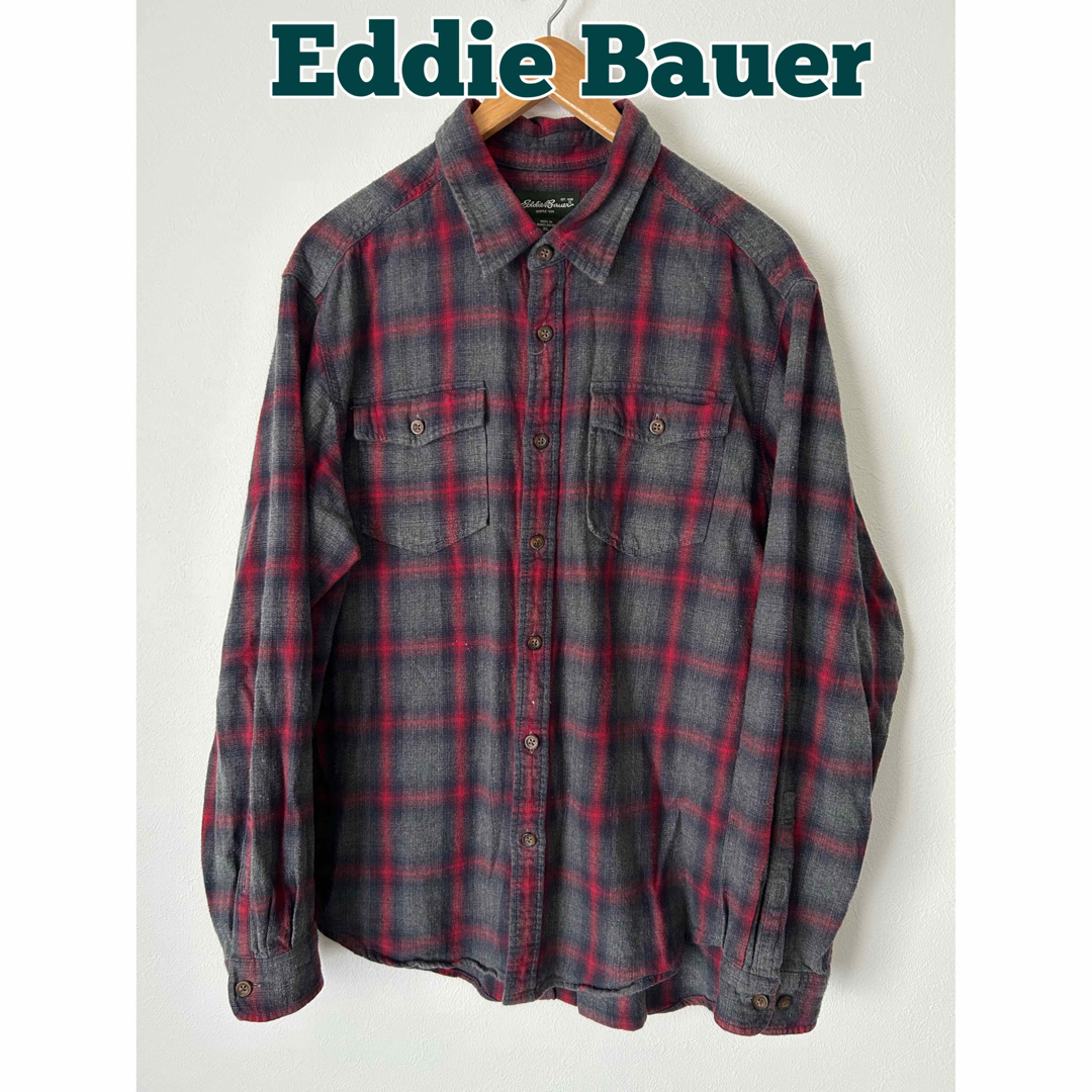 Eddie Bauer(エディーバウアー)のEddie Bauer オンブレチェックシャツ　ライトネルシャツ　長袖シャツ メンズのトップス(シャツ)の商品写真