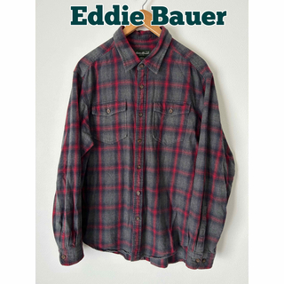エディーバウアー(Eddie Bauer)のEddie Bauer オンブレチェックシャツ　ライトネルシャツ　長袖シャツ(シャツ)