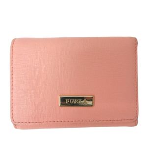 フルラ(Furla)のフルラ FURLA レザー三つ折り財布 ウォレット ロゴ ピンク IBO47(財布)