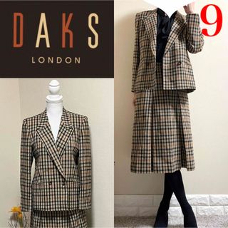 ダックス(DAKS)のDAKS ダックス　ハウスチェック　ダブルジャケット　セットアップ　スーツ 　9(スーツ)