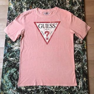 ゲス(GUESS)のゲス-GUESS-ヴィンテージデザインオーバーサイズカットソー サイズXS(Tシャツ/カットソー(半袖/袖なし))