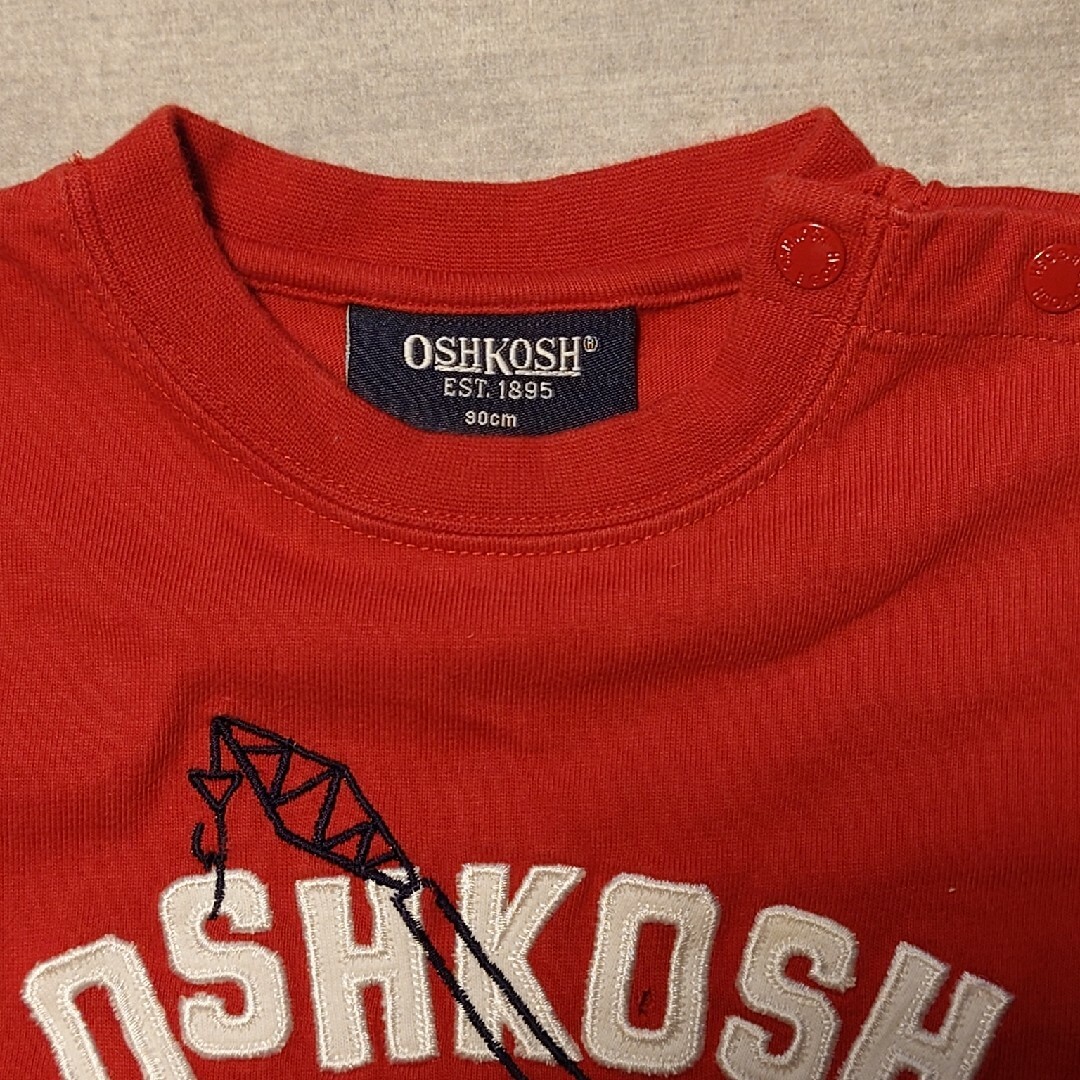 OshKosh(オシュコシュ)のOSHKOSH 長袖 キッズ/ベビー/マタニティのベビー服(~85cm)(ロンパース)の商品写真