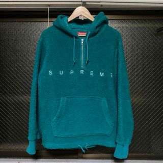 シュプリーム(Supreme)の正規品 Supreme モコモコ ボアフリースハーフジップパーカー(パーカー)