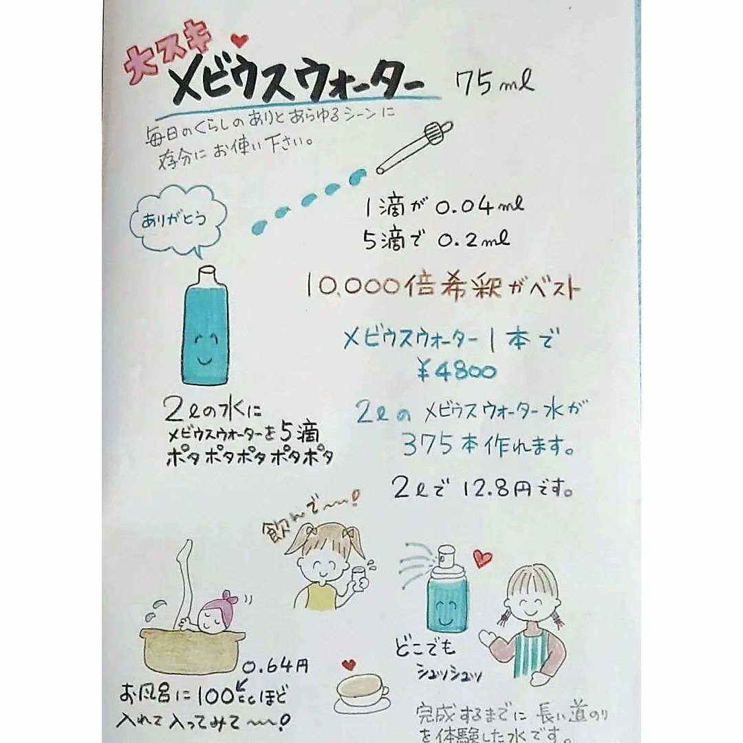 メビウスウォーター 3本 万能水 酵素水 サラダ用調味料 オジカ 酵素 健康水 食品/飲料/酒の食品(調味料)の商品写真