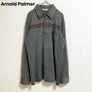 アーノルドパーマー(Arnold Palmer)のst503 Arnold Palmer アーノルドパーマー長袖シャツ 艶感グレー(Tシャツ(長袖/七分))