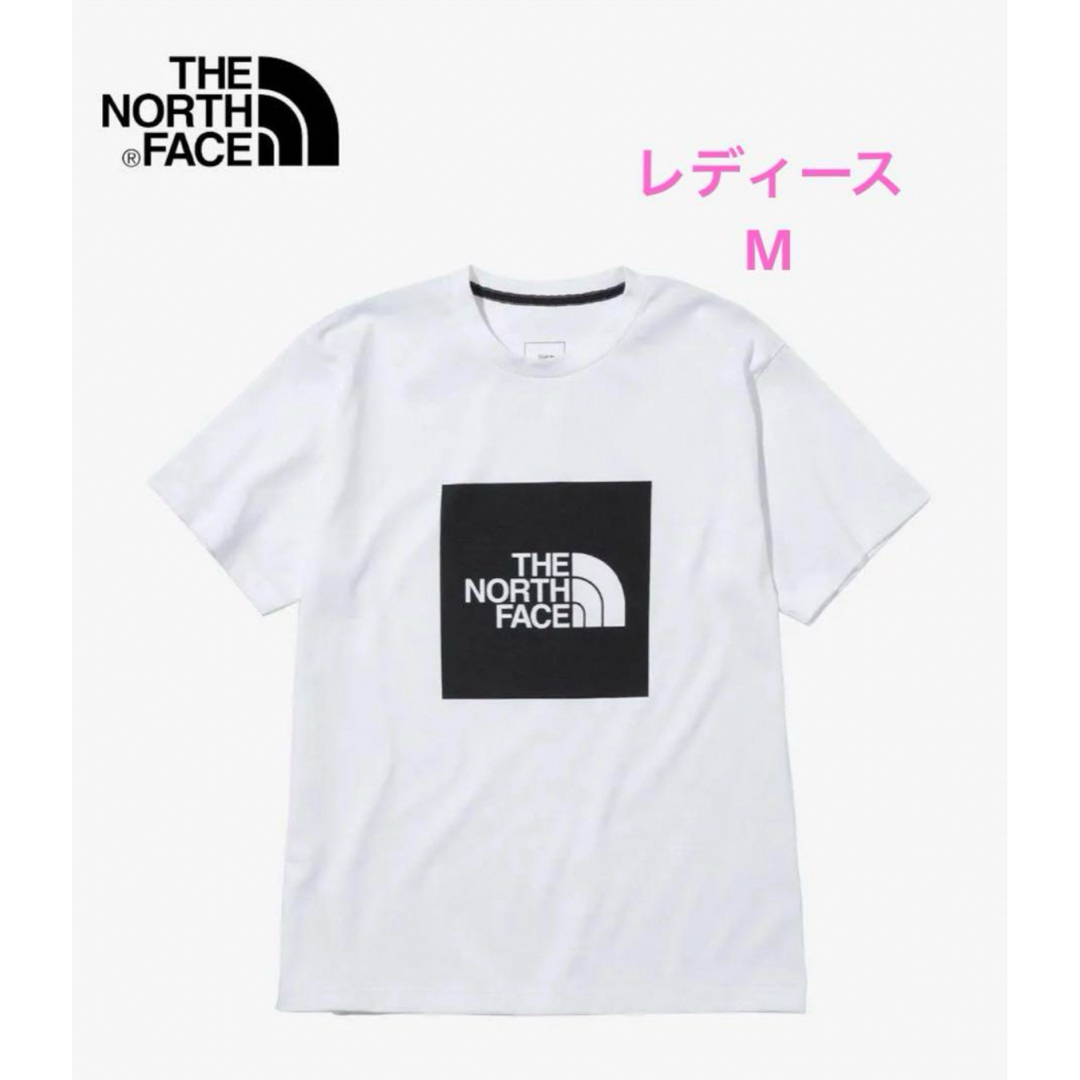 THE NORTH FACE(ザノースフェイス)の【新品☆M】TheNorthFace スクエアロゴティー レディース 正規品 レディースのトップス(Tシャツ(半袖/袖なし))の商品写真