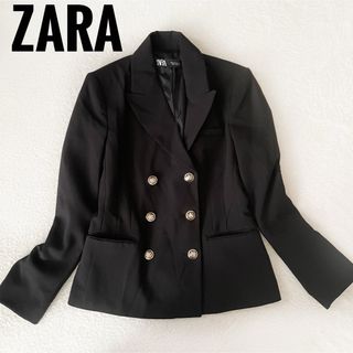 ザラ(ZARA)のZARAザラ金ボタン　テーラードジャケット　ブレザー(テーラードジャケット)