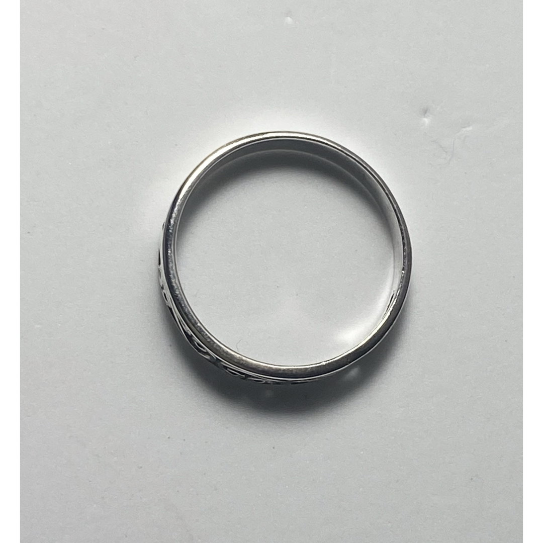 透かしスターリング指輪クラフトSILVER925リング唐草模様アラベスク銀ブV5 メンズのアクセサリー(リング(指輪))の商品写真