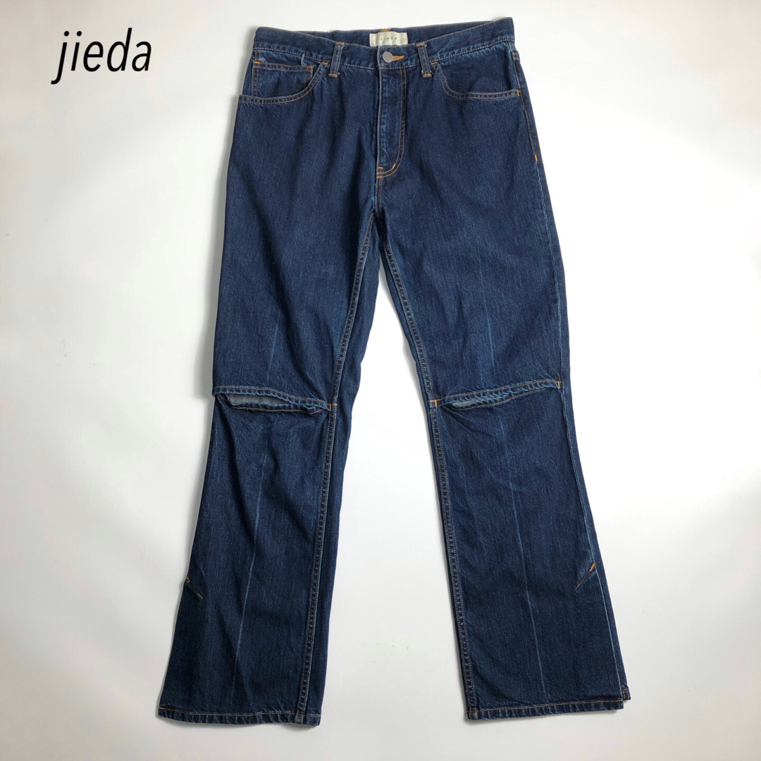 Jieda(ジエダ)の2020SS jieda ジエダ　フレアパンツ　メンズ　スリットデニムパンツ メンズのパンツ(デニム/ジーンズ)の商品写真