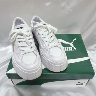 PUMA - ⭐︎値下げ PUMA スニーカー ハイカット 白 23センチの通販 by