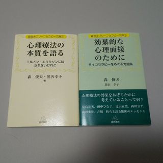 心理療法の本質を語る・効果的な心理面接のために 2冊セット(人文/社会)