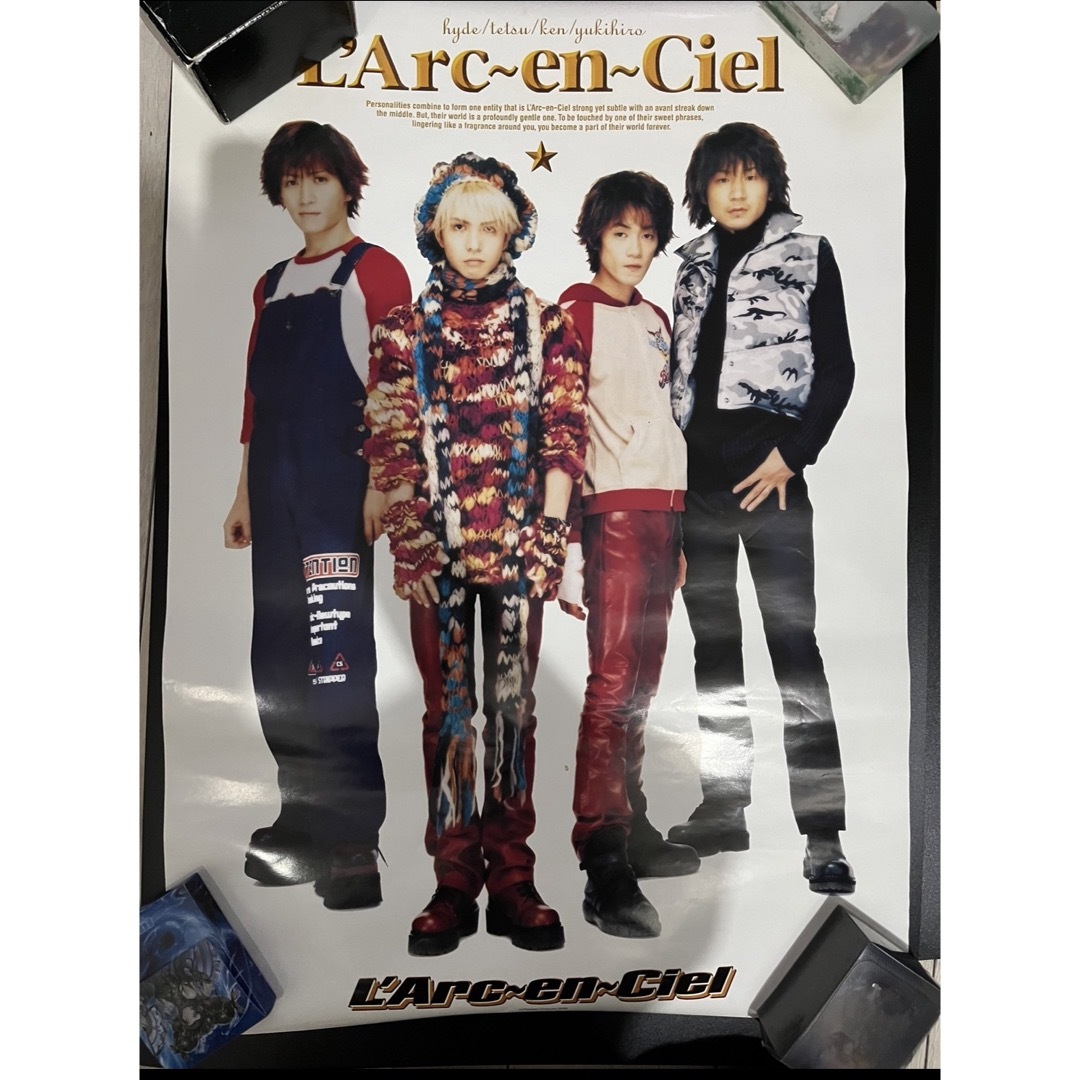 L'Arc〜en〜Ciel B2ポスター heart 痛みあり エンタメ/ホビーのコレクション(印刷物)の商品写真