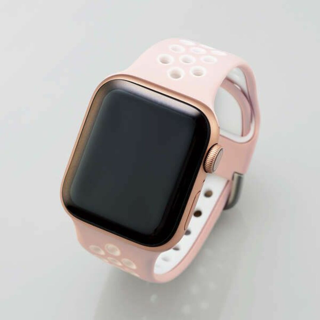 ELECOM(エレコム)の【3本】エレコム Apple Watch  41 40 38mmピンク×ホワイト スマホ/家電/カメラのスマホアクセサリー(その他)の商品写真