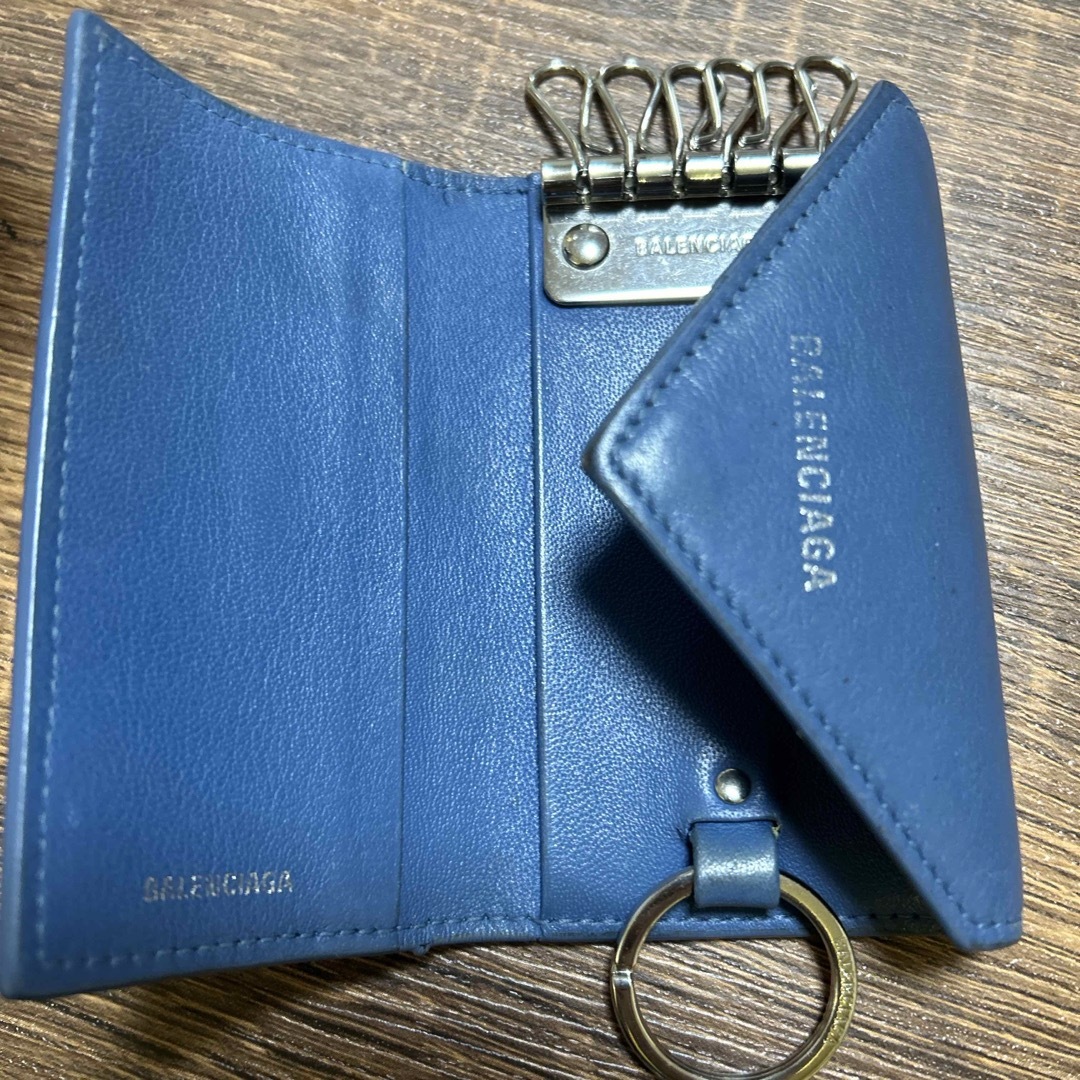 Balenciaga(バレンシアガ)のバレンシアガ　キーケース✨💙ブルー💙人気 レディースのファッション小物(キーケース)の商品写真