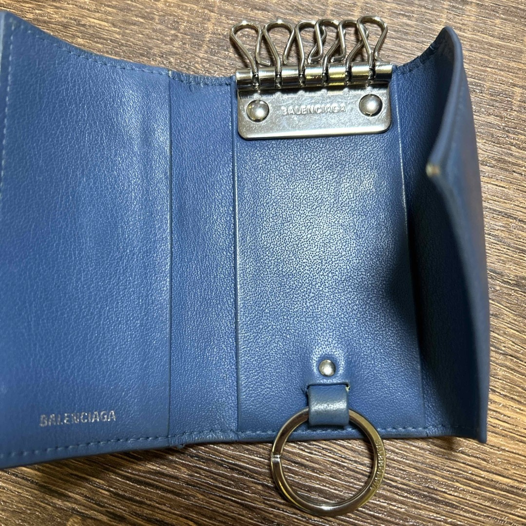 Balenciaga(バレンシアガ)のバレンシアガ　キーケース✨💙ブルー💙人気 レディースのファッション小物(キーケース)の商品写真