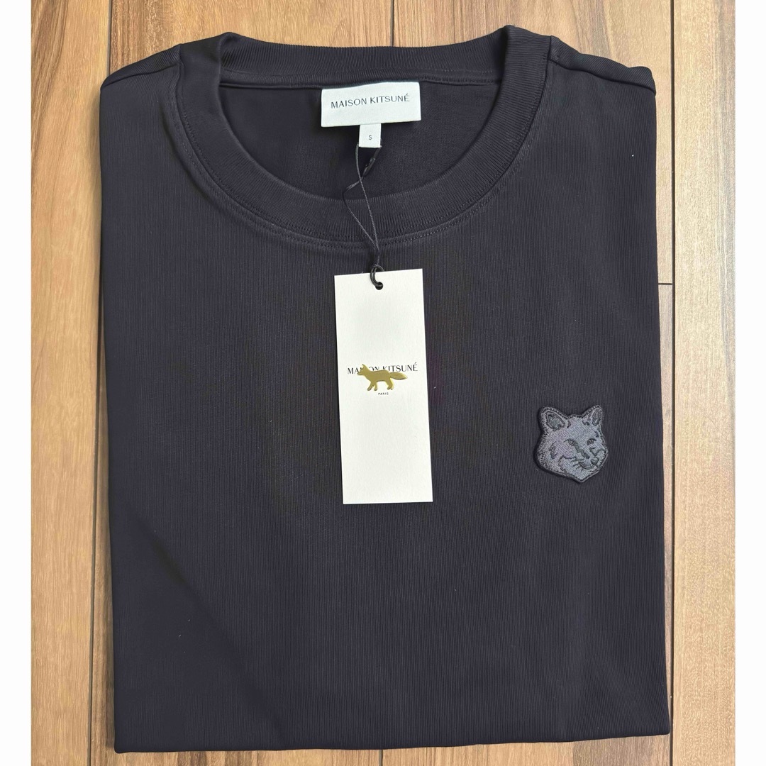 MAISON KITSUNE'(メゾンキツネ)のメゾンキツネ メンズTシャツ ブラック Sサイズ MAISON Kitsuné メンズのトップス(Tシャツ/カットソー(半袖/袖なし))の商品写真