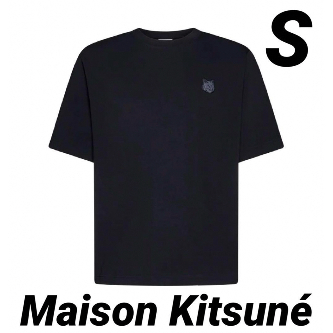 MAISON KITSUNE'(メゾンキツネ)のメゾンキツネ メンズTシャツ ブラック Sサイズ MAISON Kitsuné メンズのトップス(Tシャツ/カットソー(半袖/袖なし))の商品写真