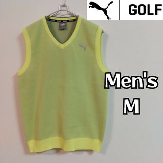 プーマ(PUMA)の【PUMA GOLF】美品 プーマゴルフ Vネックニットベスト メンズＭ(ウエア)