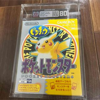 ゲームボーイ(ゲームボーイ)の超激レア❗️ポケットモンスター　ゲームボーイ　ピカチュウ  ESG鑑定❗️(携帯用ゲームソフト)