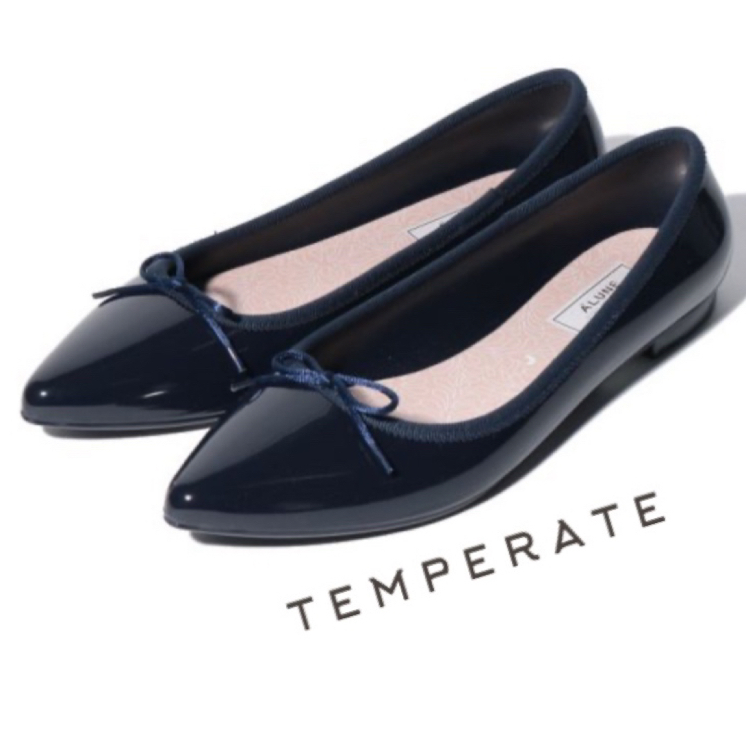 repetto(レペット)の美品　テンパレイト　TEMPERATE  ネイビー　ポインテッド　39 レディースの靴/シューズ(バレエシューズ)の商品写真