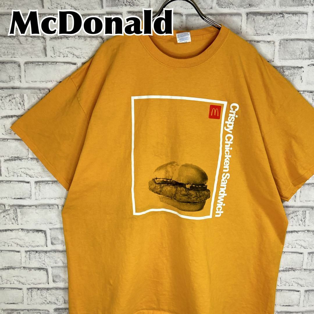 マクドナルド(マクドナルド)のMcDonald マクドナルド クリスピーチキン 2XL Tシャツ 半袖 輸入品 メンズのトップス(Tシャツ/カットソー(半袖/袖なし))の商品写真