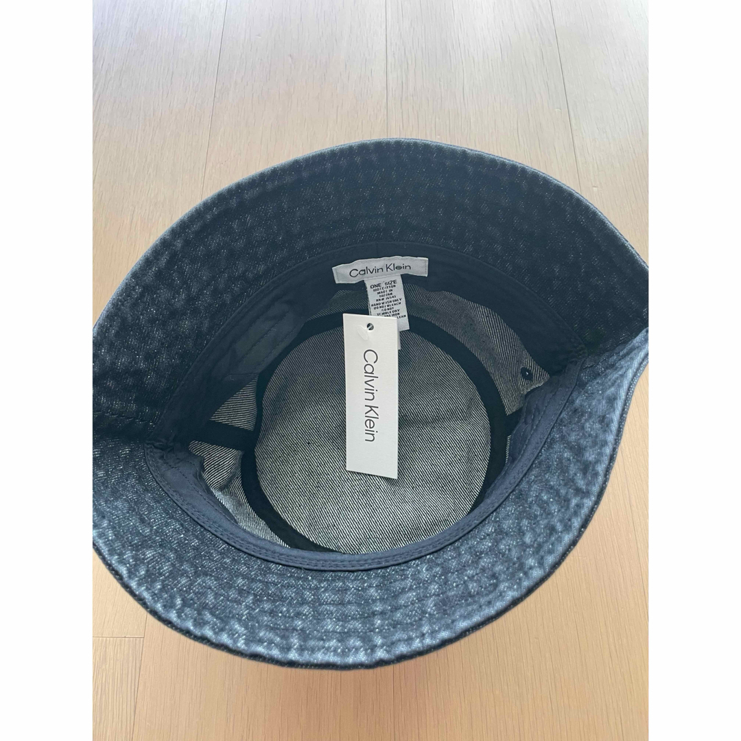 Calvin Klein(カルバンクライン)の【新品】Calvin Klein カルバンクライン デニム バケットハット 男女 メンズの帽子(ハット)の商品写真