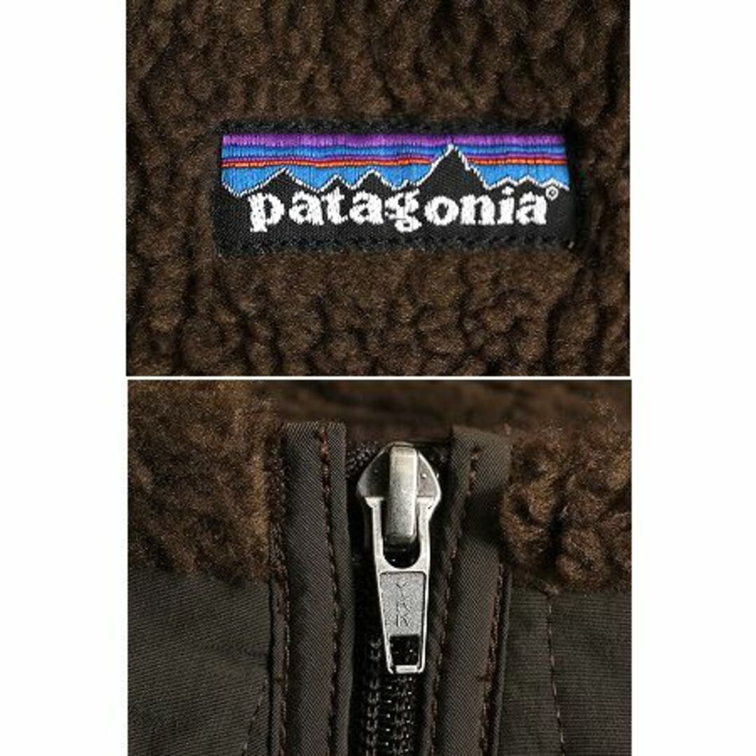 patagonia(パタゴニア)の12年製 パタゴニア レトロX フリース ベスト レディース L 古着 Patagonia 重ね着 アウトドア パイル ジップアップ 前開き ハイネック 廃盤 レディースのトップス(ベスト/ジレ)の商品写真