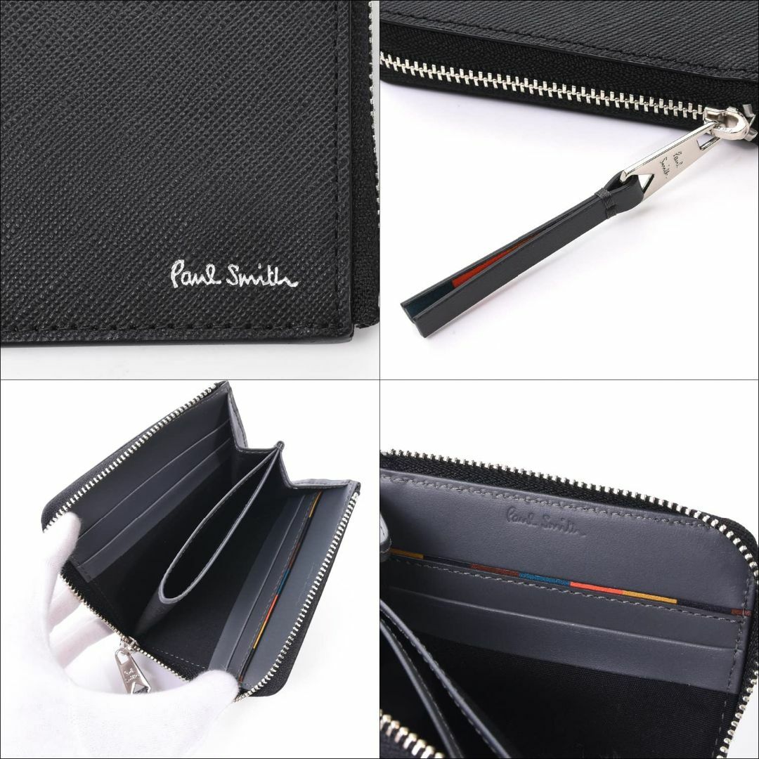 【色: ブラック】[ポールスミス] セット品/名入れ可 財布 二つ折り財布 ミニ メンズのバッグ(その他)の商品写真
