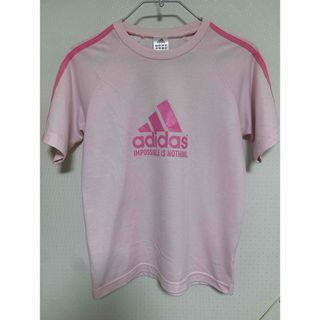 アディダス(adidas)のadidas tシャツ　ピンク(Tシャツ(半袖/袖なし))