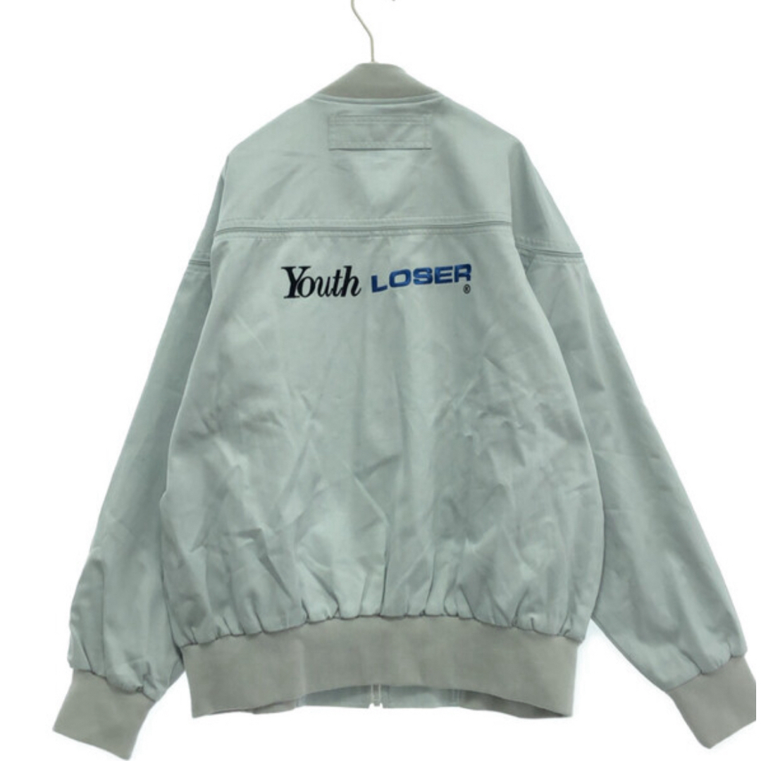 youthloser ジップアップ ボンバージャケット ライトグレー メンズのジャケット/アウター(ブルゾン)の商品写真